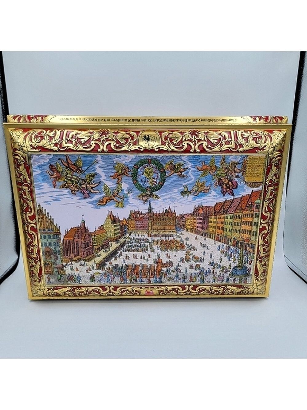 Vintage Christmas Tin Box #1917